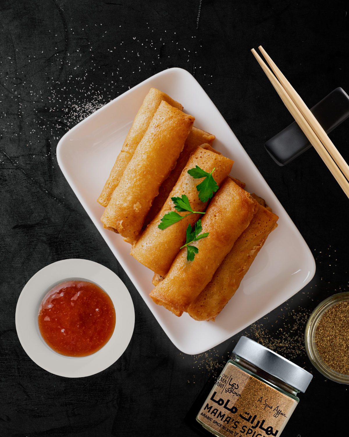 CHICKEN SPRING ROLLS